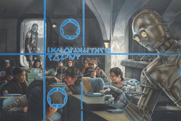 The Mandalorian - Getting Schooled by Thomas Kinkade Studios