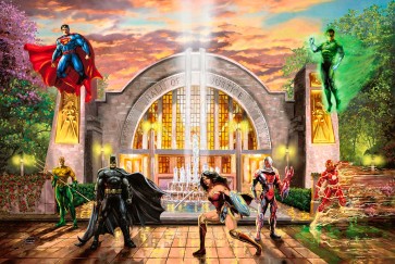 Hall of Justice by Thomas Kinkade Studios