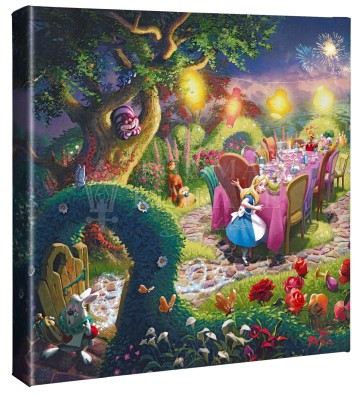 Kinkade Disney Minis: Mad Hatter's Tea Party