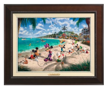 Kinkade Disney Canvas Classics: Mickey and Minnie in Florida