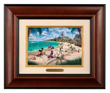Kinkade Disney Brushworks: Mickey and Minnie in Florida