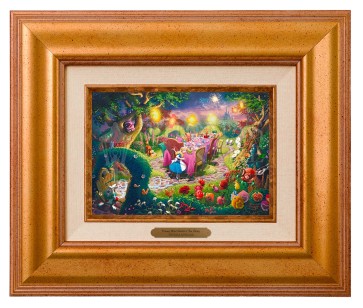 Kinkade Disney Brushworks: Mad Hatter's Tea Party