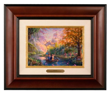 Kinkade Disney Brushworks:&nbsp;Pocahontas (Classic Burl Frame)