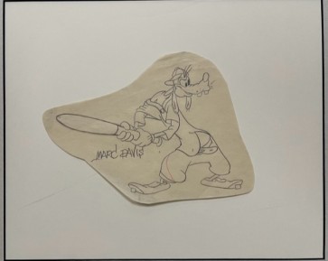 Disney OPD: Goofy At Bat (17673) signed Marc Davis