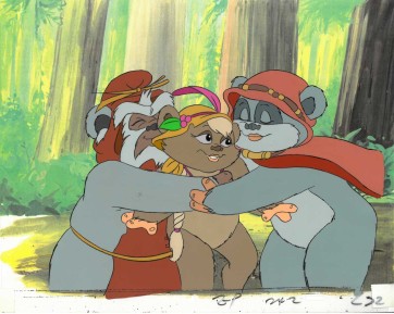 Ewoks OPC: Three Hugging (17700)