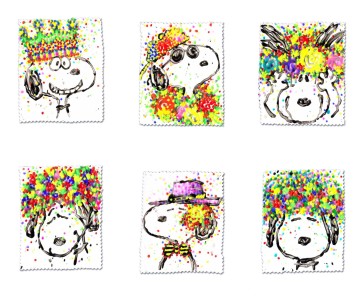 Tahitian Hipsters Series Suite: Series of Six by Tom Everhart (Regular)