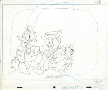 Eastern Airlines Commercial OPD: Donald Duck, Pig & Mad Hatter (17819)