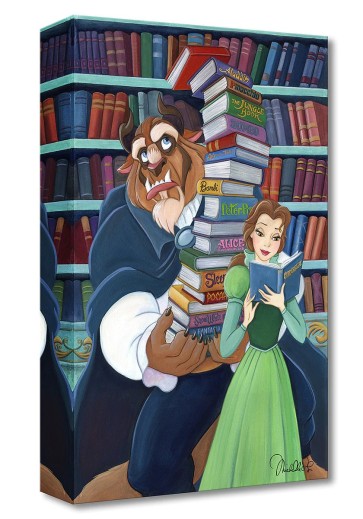 Treasures on Canvas: Belle's Books by Michelle St.Laurent