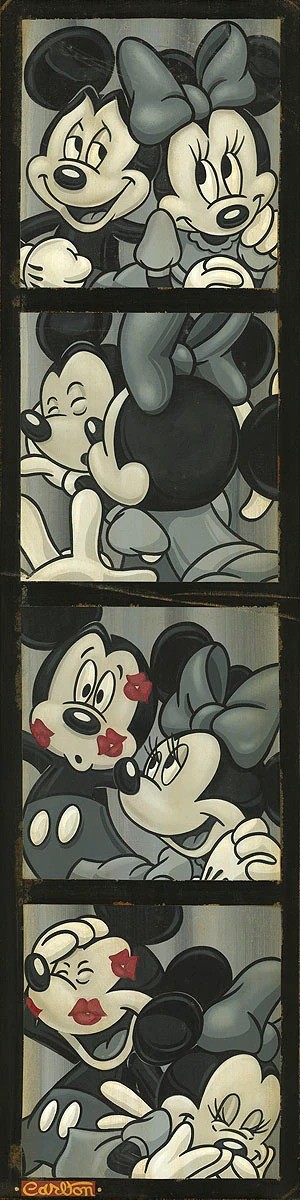 Photo Booth Kiss by Trevor Carlton