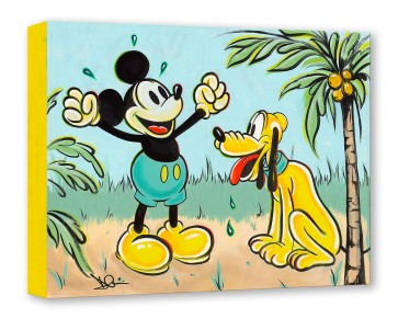Treasures on Canvas: Pals in Paradise by Dom Corona