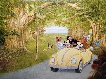 Mickey and Minnie in Kauai by Mike Kupka (Artist Proof)
