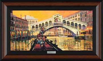 Silver Series: Lights in the Venice Canal by Rodel Gonzalez