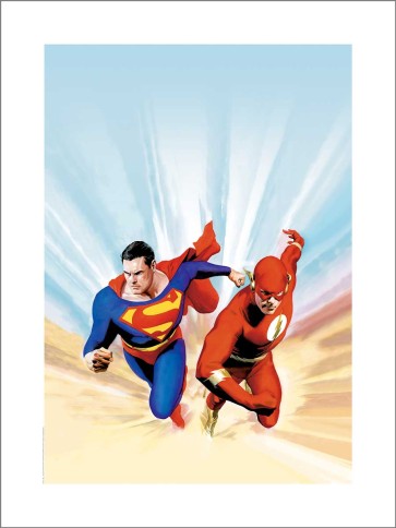Fastest Man Alive by Alex Ross (lithograph) (Artist Proof)