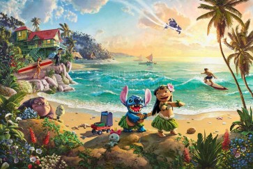 Disney Lilo & Stitch by Thomas Kinkade Studios