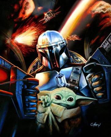 Mando's Escape by Claudio Aboy