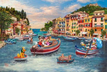 Disney Mickey and Minnie in Italy by Thomas Kinkade Studios
