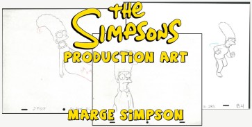 Marge Simpson Original Production Drawings