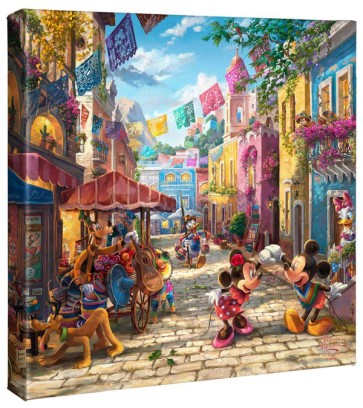 Kinkade Disney Minis: Mickey and Minnie in Mexico