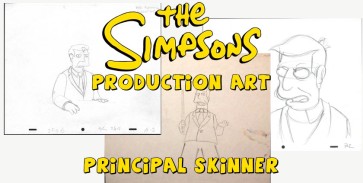 Principal Seymour Skinner Original Production Drawings