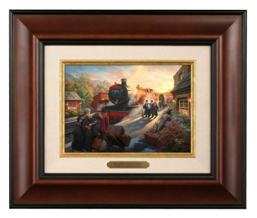 Kinkade Brushworks: Hogwarts Express (Classic Burl Frame)