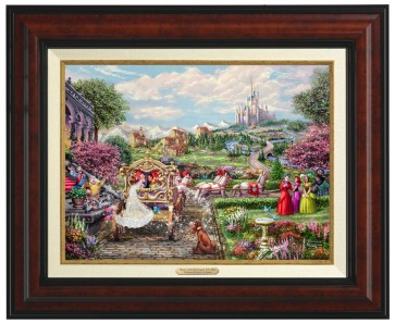 Kinkade Disney Canvas Classics: Cinderella Happily Ever After