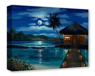 Treasures on Canvas: Moonlit Bungalow by Walfrido Garcia