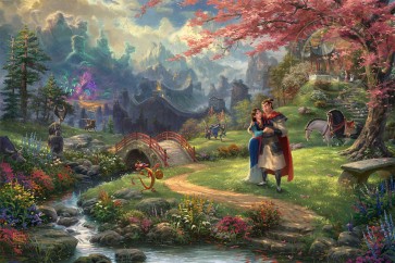 Disney Mulan Blossoms of Love by Thomas Kinkade Studios