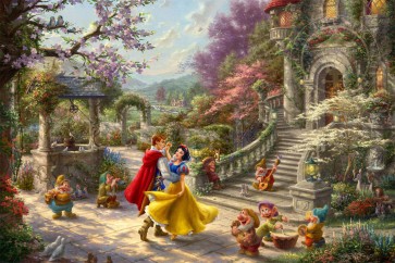Disney Snow White Dancing in the Sunlight by Thomas Kinkade Studios