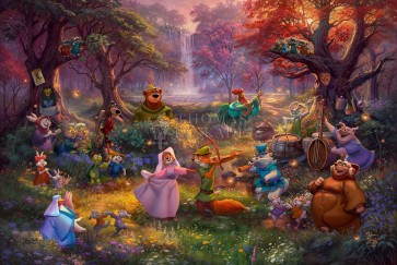 Disney Robin Hood by Thomas Kinkade Studios