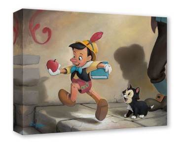 Treasures on Canvas: Off to School by Rob Kaz