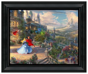 Thomas Kinkade Brushstroke Vignette: Sleeping Beauty Dancing in the Enchanted Light