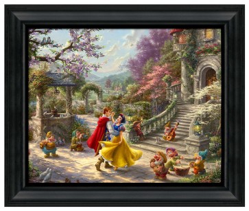 Thomas Kinkade Brushstroke Vignette: Snow White Dancing in the Sunlight
