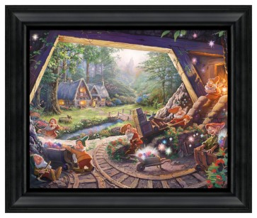 Thomas Kinkade Brushstroke Vignette: Snow White and the Seven Dwarfs
