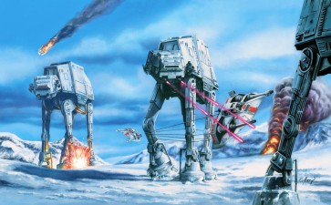 Hoth Battle by Claudio Aboy