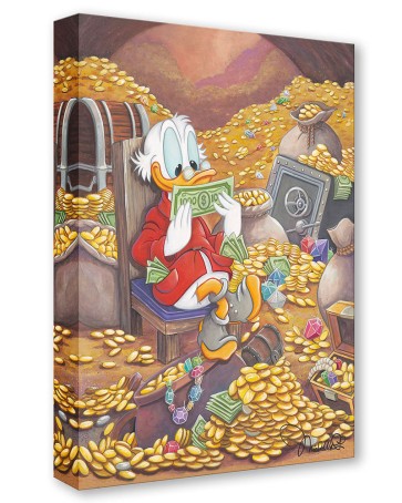 Treasures on Canvas: Scrooge's Happy Place by Michelle St. Laurent