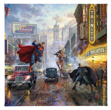 Kinkade Minis: Batman, Superman, and Wonder Woman: The Trinity I