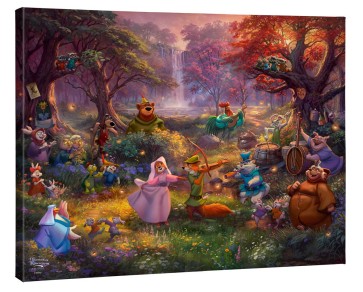 Kinkade 24" x 30" Gallery Wrapped Canvas: Robin Hood