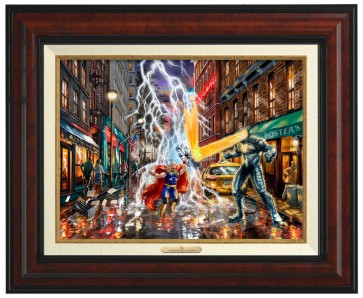 Kinkade Canvas Classics: Thor (Classic Burl Frame)