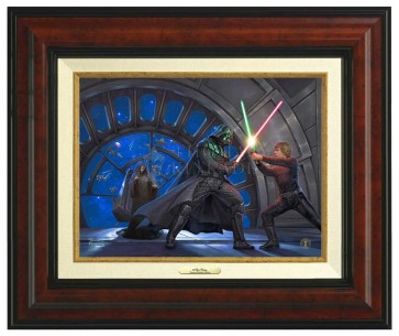 Kinkade Canvas Classics: A Son's Destiny (Classic Burl Frame)