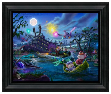 Thomas Kinkade Brushstroke Vignette: The Rescuers