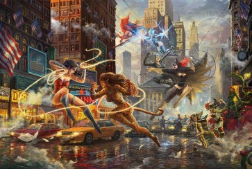 The Women of DC by Thomas Kinkade Studios