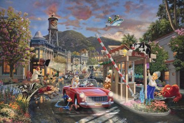Looney Tune - Backlot Shenanigans by Thomas Kinkade Studios