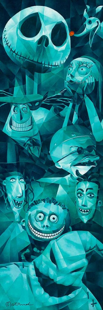Faces of Halloween Town by Tom Matousek
