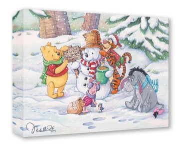 Treasures on Canvas: Pooh's Winter Holiday by Michelle St. Laurent