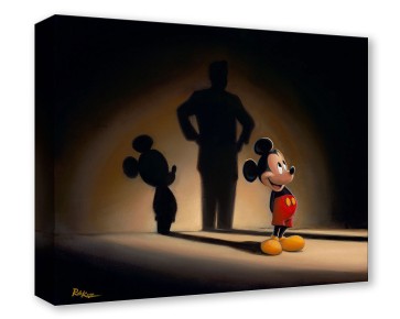 Treasures on Canvas: Mickey's Shadow by Rob Kaz