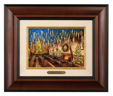 Kinkade Brushworks: Harry Potter Great Hall (Classic Burl Frame)