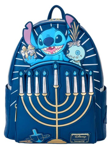 Loungefly Stitch Hanukkah Menorah Light Up Mini Backpack