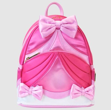 Loungefly Cinderella 75th Anniversary Pink Bow Gown Cosplay Mini Backpack