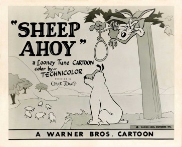 Sheep Ahoy Lobby Card by Chuck Jones