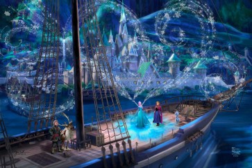 Disney Frozen Love and Magic by Thomas Kinkade Studios